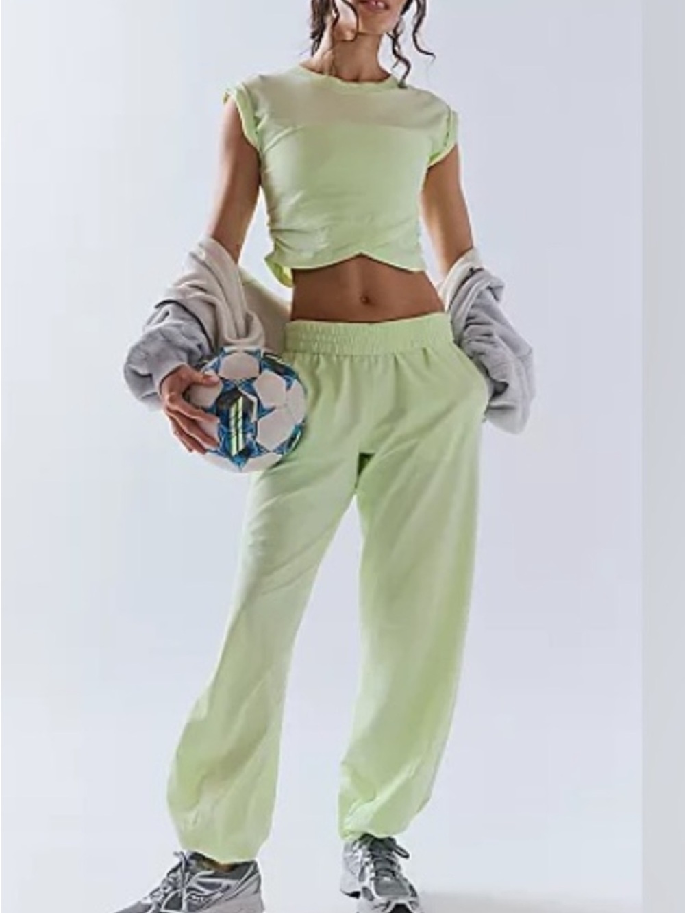 FP Movement Hot Shot Crossover Set Whipped Lime NWT Size M